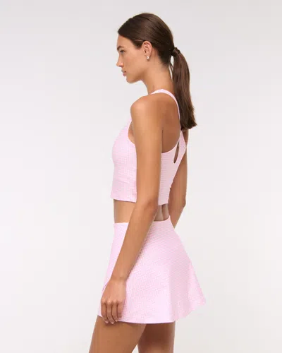 Abercrombie & Fitch Ypb Sculptlux Strappy-back Tank In Pink