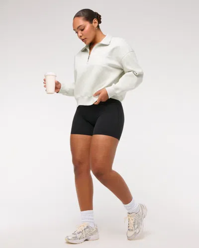 Abercrombie & Fitch Ypb Neoknit Max Half-zip In White