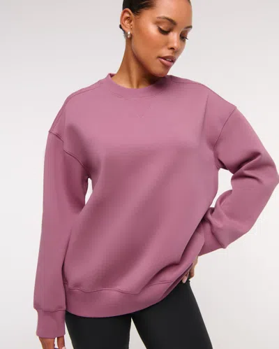 Abercrombie & Fitch Ypb Neoknit Max Crew In Pink