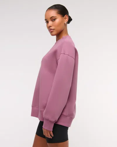 Abercrombie & Fitch Ypb Neoknit Max Crew In Pink