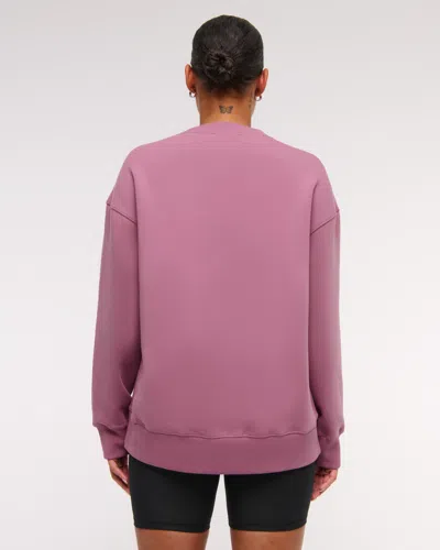 Abercrombie & Fitch Ypb Neoknit Max Crew In Pink