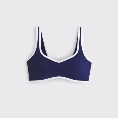 Abercrombie & Fitch Ypb Studioflex Sports Bra In Blue