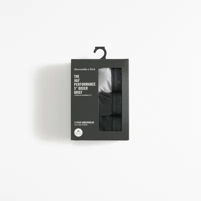 Abercrombie & Fitch 5" 3-pack A&f Performance Boxer Briefs In Multi