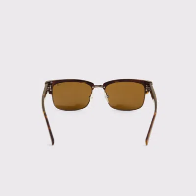 Abercrombie & Fitch Semi-rimless Sunglasses In Brown