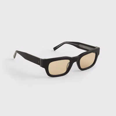 Abercrombie & Fitch Rectangular Sunglasses In Black