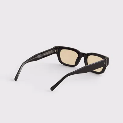 Abercrombie & Fitch Rectangular Sunglasses In Black