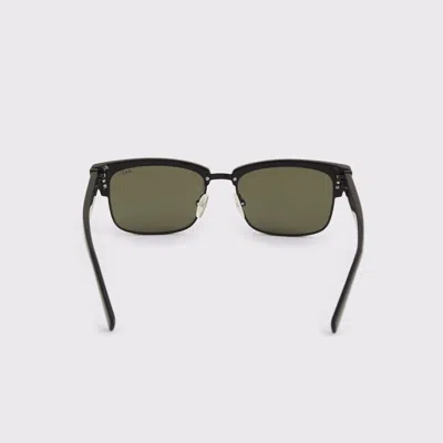 Abercrombie & Fitch Semi-rimless Sunglasses In Black