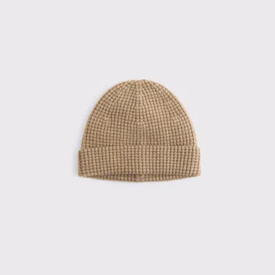 Abercrombie & Fitch Short Beanie In Brown