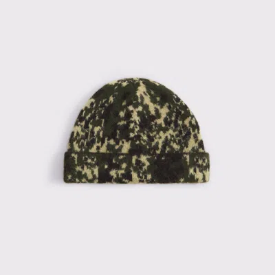 Abercrombie & Fitch Short Beanie In Green