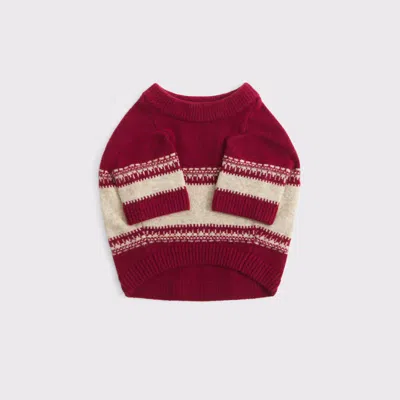 Abercrombie & Fitch Graphic Pet Sweater In Red