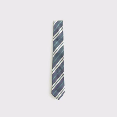 Abercrombie & Fitch The A&f Collins Green Stripe Tie In Multi