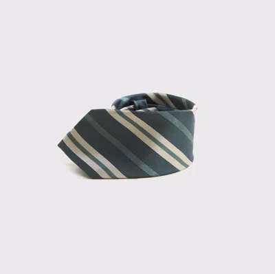 Abercrombie & Fitch The A&f Collins Green Stripe Tie In Multi