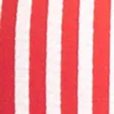 Abercrombie & Fitch O-ring Halter String Triangle Bikini Top In Red