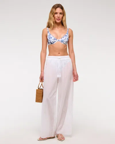 Abercrombie & Fitch Beach Coverup Pant In White