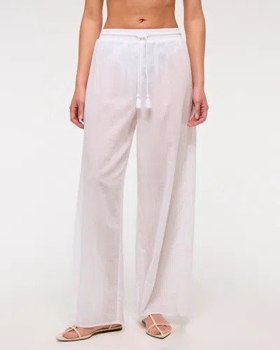 Abercrombie & Fitch Beach Coverup Pant In White