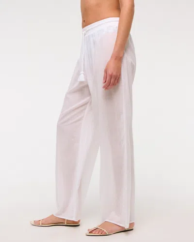 Abercrombie & Fitch Beach Coverup Pant In White