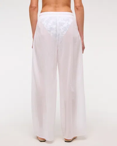 Abercrombie & Fitch Beach Coverup Pant In White