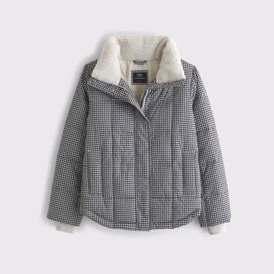 Abercrombie & Fitch Ypb On The Go Iconic Puffer In Gray