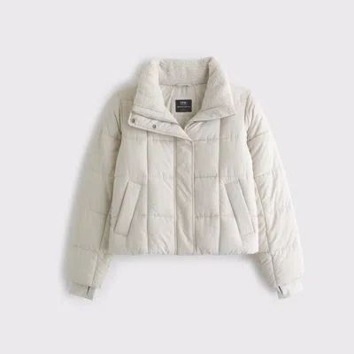 Abercrombie & Fitch Ypb On The Go Classic Puffer In White