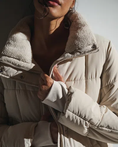 Abercrombie & Fitch Ypb On The Go Classic Puffer In White