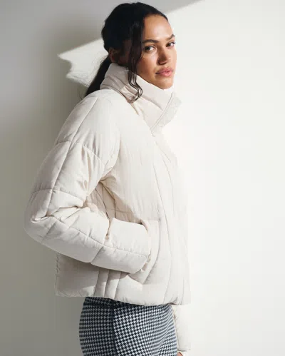 Abercrombie & Fitch Ypb On The Go Classic Puffer In White