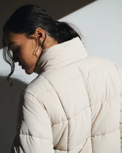 Abercrombie & Fitch Ypb On The Go Classic Puffer In White