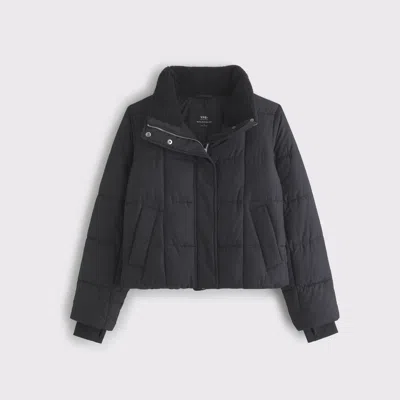 Abercrombie & Fitch Ypb On The Go Classic Puffer In Black