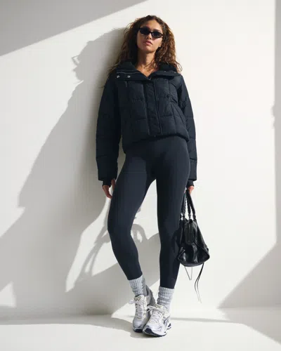 Abercrombie & Fitch Ypb On The Go Classic Puffer In Black