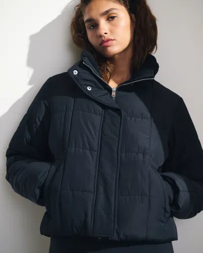Abercrombie & Fitch Ypb On The Go Classic Puffer In Black