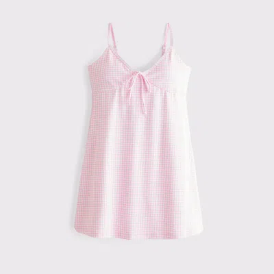 Abercrombie & Fitch Ypb Cami Mini Dress In Pink