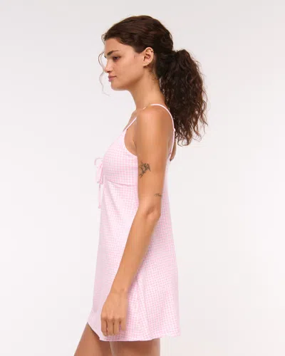 Abercrombie & Fitch Ypb Cami Mini Dress In Pink