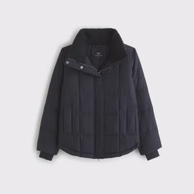 Abercrombie & Fitch Ypb On The Go Iconic Puffer In Black