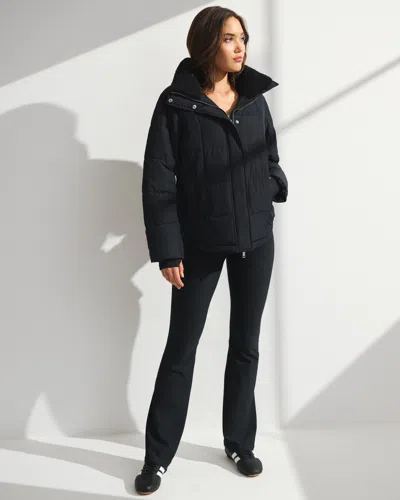 Abercrombie & Fitch Ypb On The Go Iconic Puffer In Black
