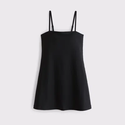 Abercrombie & Fitch Ypb Sculptlux Bandeau Mini Dress In Black