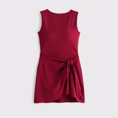 Abercrombie & Fitch Ypb Tie Game Dress In Red