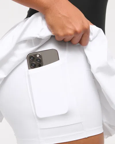 Abercrombie & Fitch Ypb Sculptlux Bubble Hem Mini Dress In Black