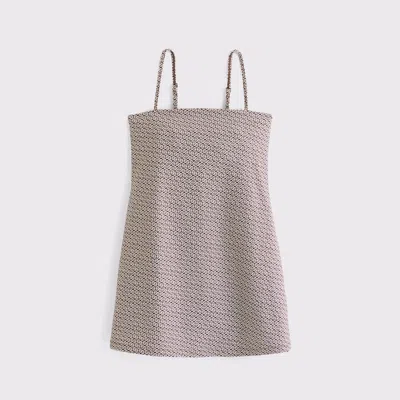 Abercrombie & Fitch Ypb Sculptlux Bandeau Mini Dress In Gray