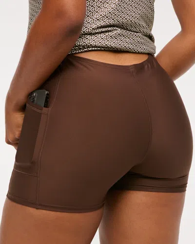 Abercrombie & Fitch Ypb Sculptlux Bandeau Mini Dress In Gray