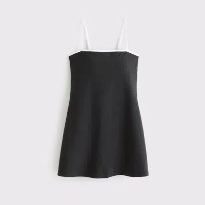 Abercrombie & Fitch Ypb Sculptlux Bandeau Mini Dress In Black
