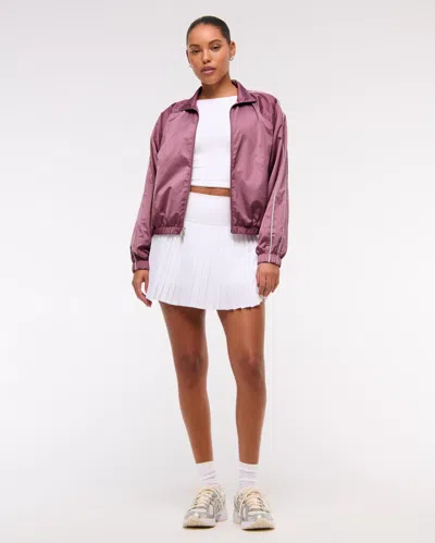 Abercrombie & Fitch Ypb Active Satin Track Jacket