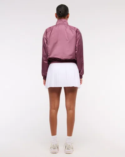 Abercrombie & Fitch Ypb Active Satin Track Jacket