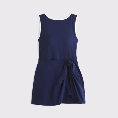 Abercrombie & Fitch Ypb Tie Game Dress In Blue