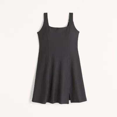 Abercrombie & Fitch Ypb Sculptlux Mini Dress In Black