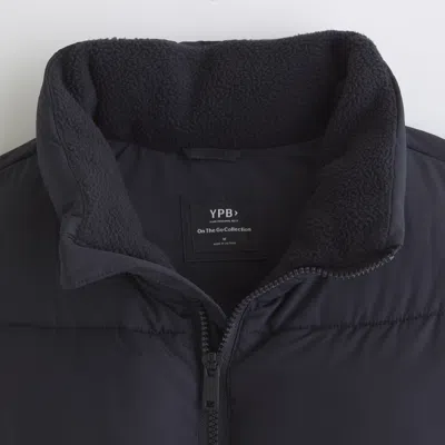 Abercrombie & Fitch Ypb On The Go Puffer Vest In Black