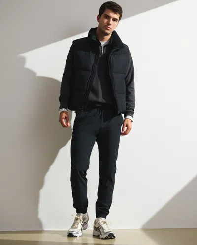 Abercrombie & Fitch Ypb On The Go Puffer Vest In Black