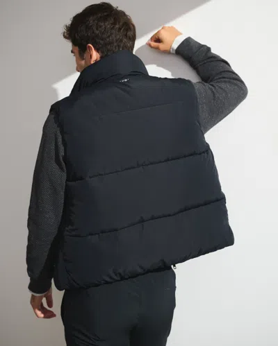 Abercrombie & Fitch Ypb On The Go Puffer Vest In Black