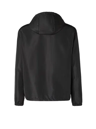 Fendi Men K-way Ny Nylon Jacket In Black