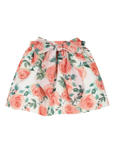 Mama Luma Rose Satin Skirt Set In Pink