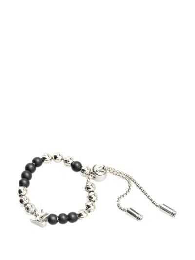 Pre-owned Louis Vuitton 2024 Silver Monogram Beads Bracelet Costume Bracelet