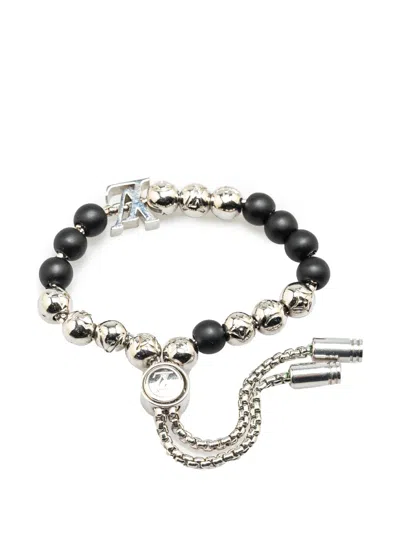 Pre-owned Louis Vuitton 2024 Silver Monogram Beads Bracelet Costume Bracelet